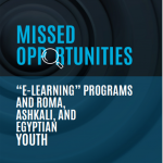 E-Learning” Programs and Roma, Ashkali, and Egyptian Youth
